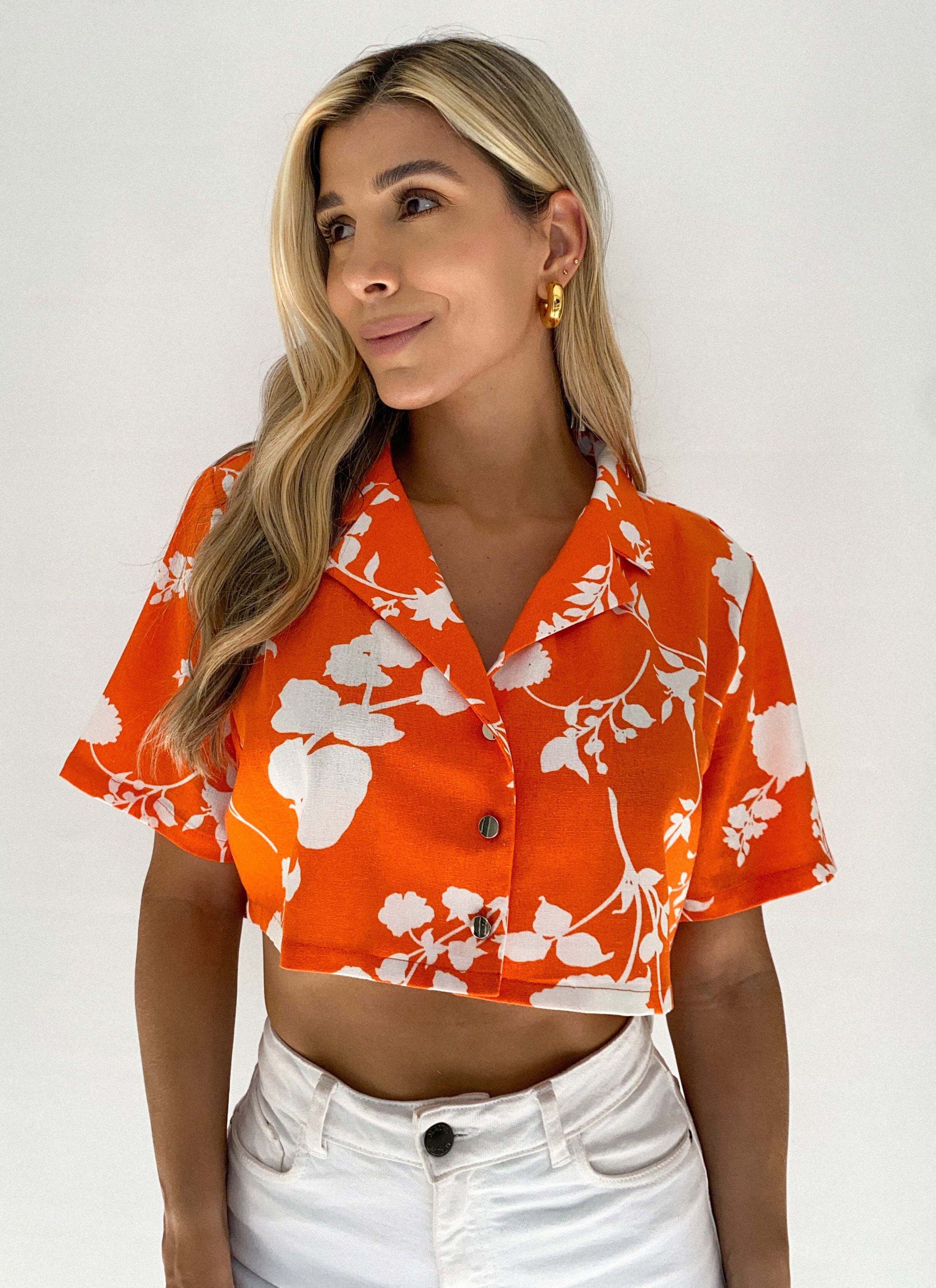 Camisera Corta Oversize Estampada