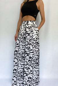 Pantalon Prense Bota Ancha Estampado