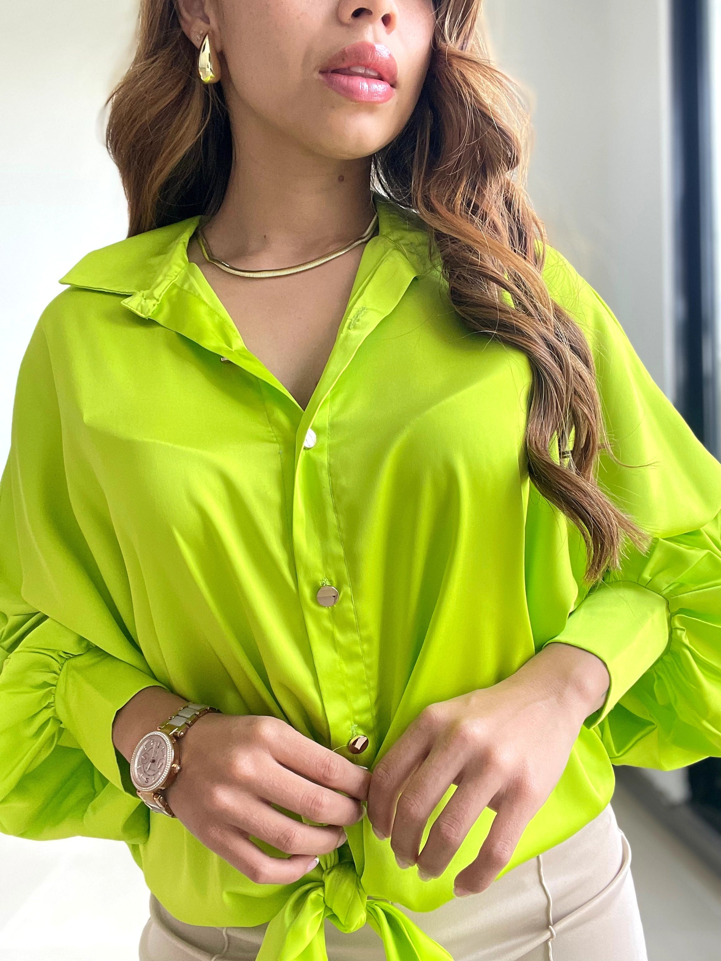 Camisa Manga Larga Unicolor