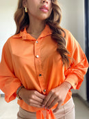 Camisa Manga Larga Unicolor