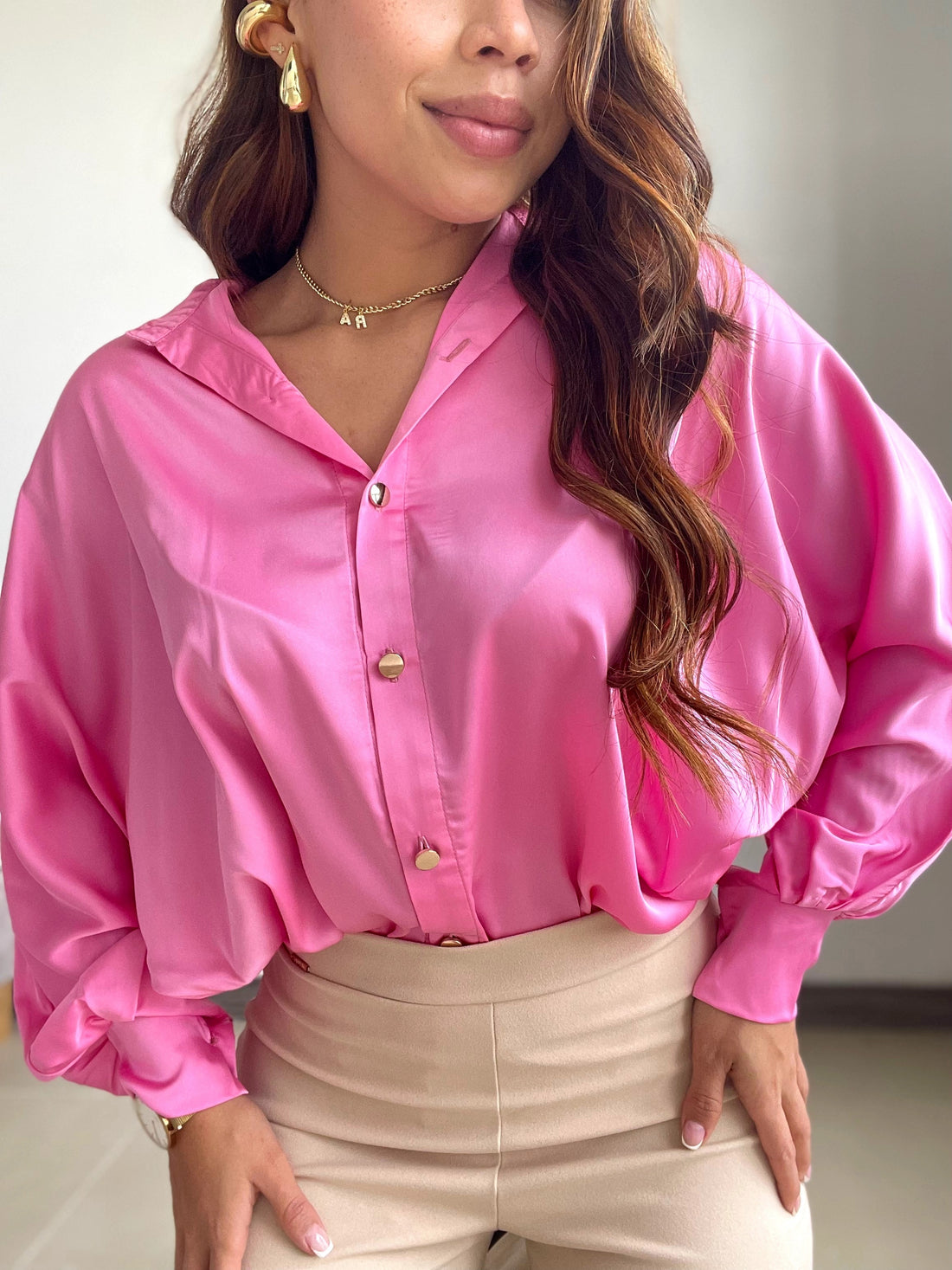 Camisa Manga Larga Unicolor