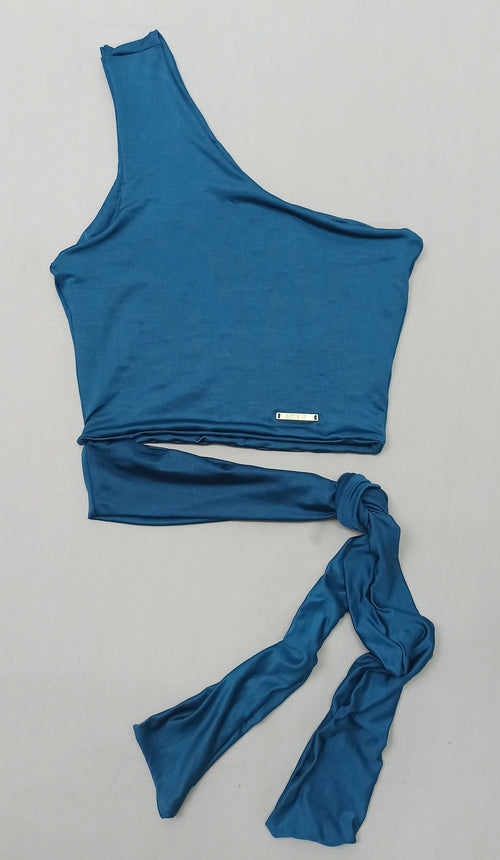 Blusa 1 manga amarrar