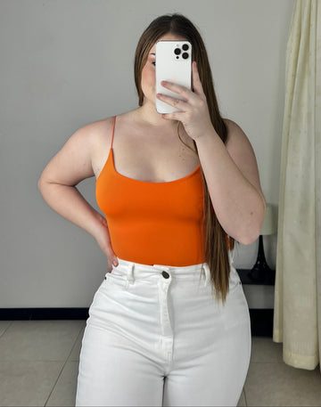 Blusa Corta Tiras Cordon Resorte