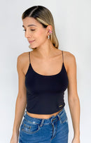 Blusa Corta Tiras Cordon Resorte