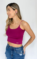 Blusa Corta Tiras Cordon Resorte