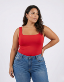 Body Manga Sisa Escote Cuadrado Amorela