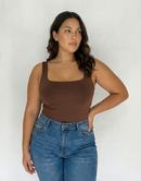 Body Manga Sisa Escote Cuadrado Amorela