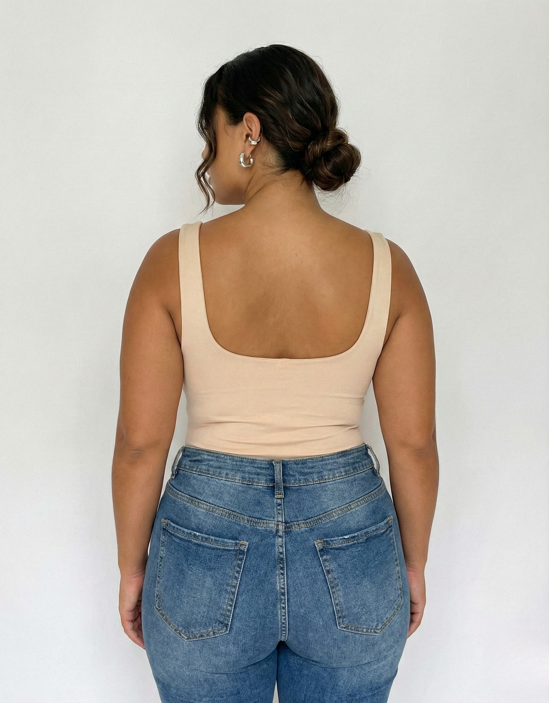 Body Manga Sisa Escote Cuadrado Amorela