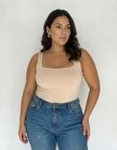 Body Manga Sisa Escote Cuadrado Amorela