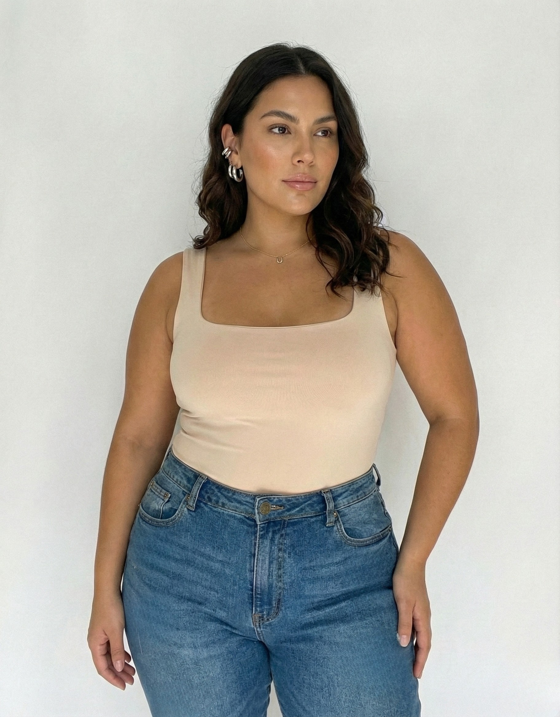 Body Manga Sisa Escote Cuadrado Amorela