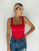 Body Manga Sisa Escote Cuadrado Amorela