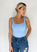 Body Manga Sisa Escote Cuadrado Amorela