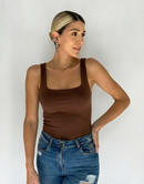 Body Manga Sisa Escote Cuadrado Amorela