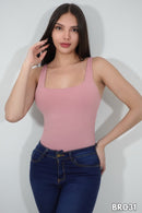 Body Manga Sisa Escote Cuadrado Lizeth
