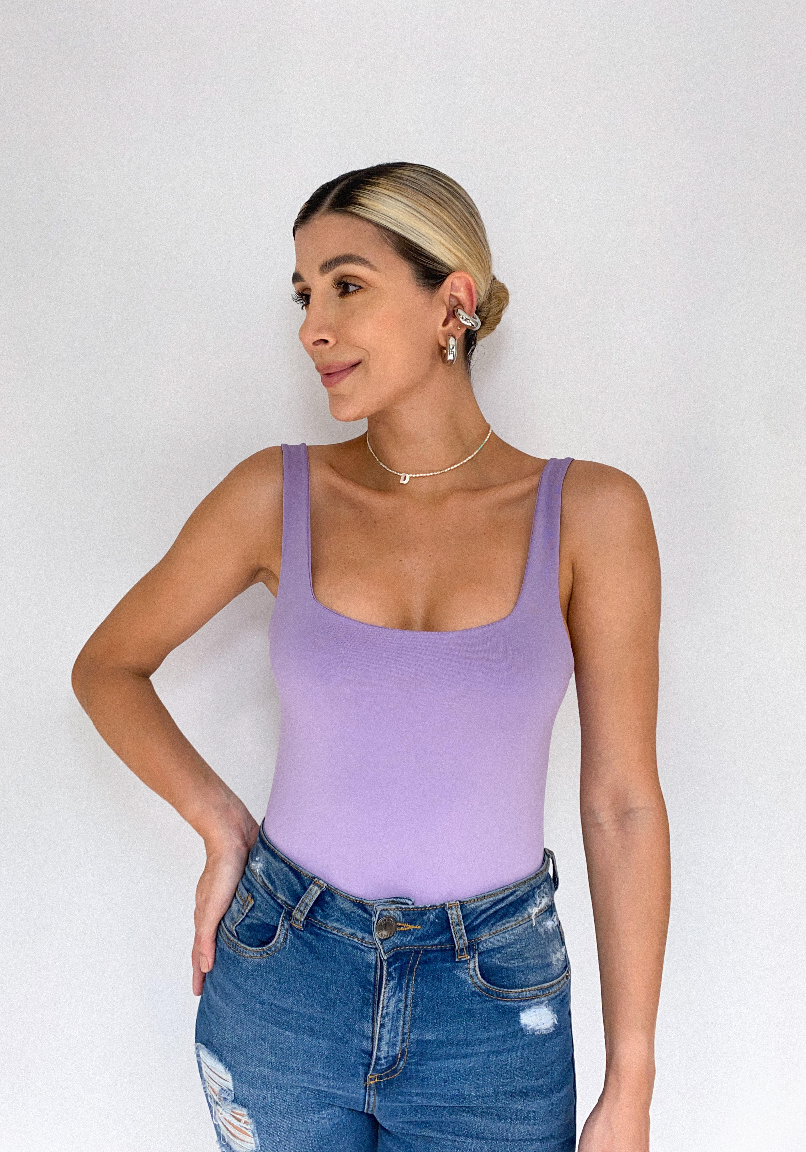 Body Manga Sisa Escote Cuadrado Amorela