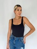 Body Manga Sisa Escote Cuadrado Amorela