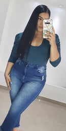 Body Manga 3/4 Bombacha Tallas Plus