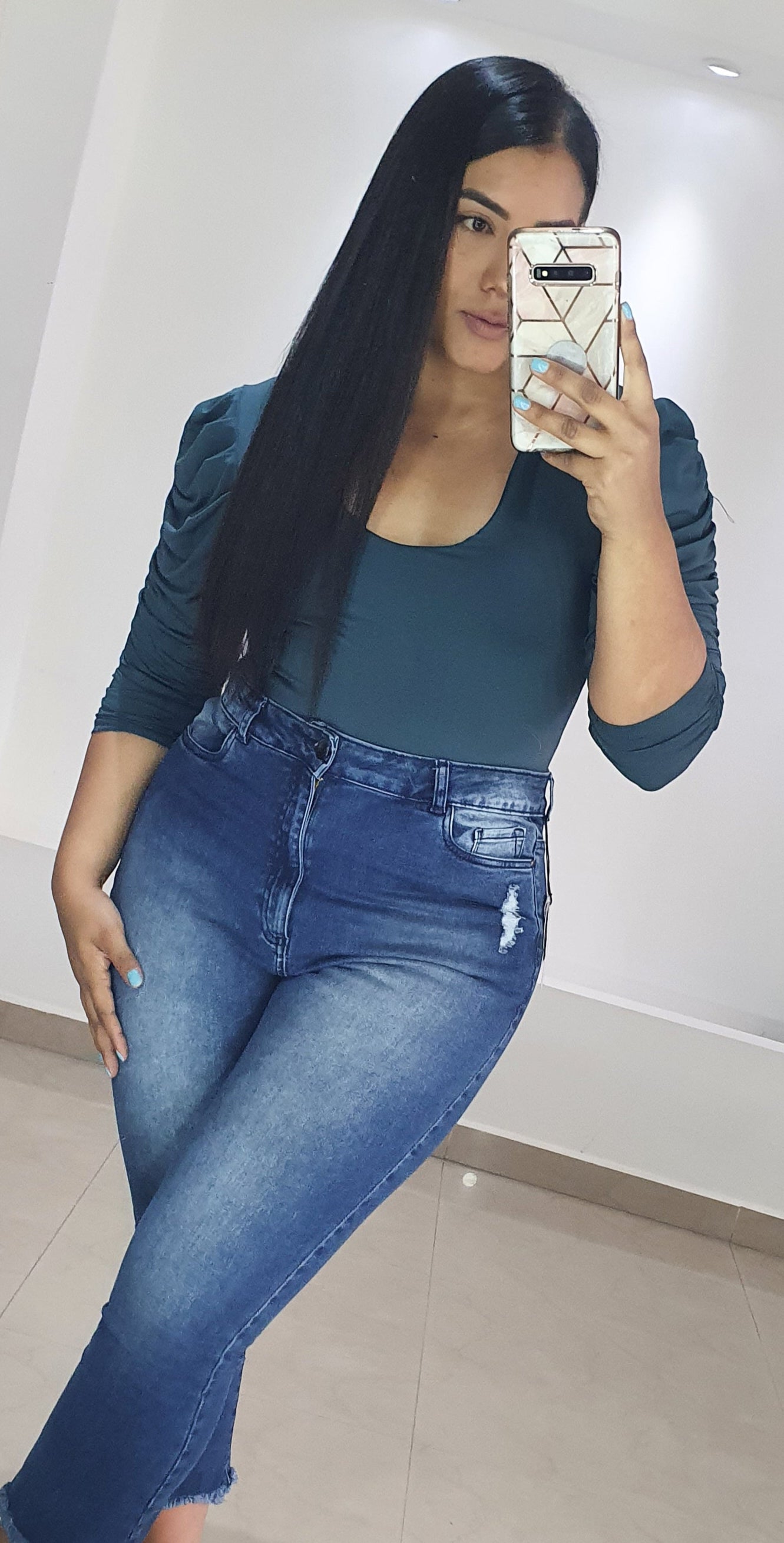 Body Manga 3/4 Bombacha Tallas Plus