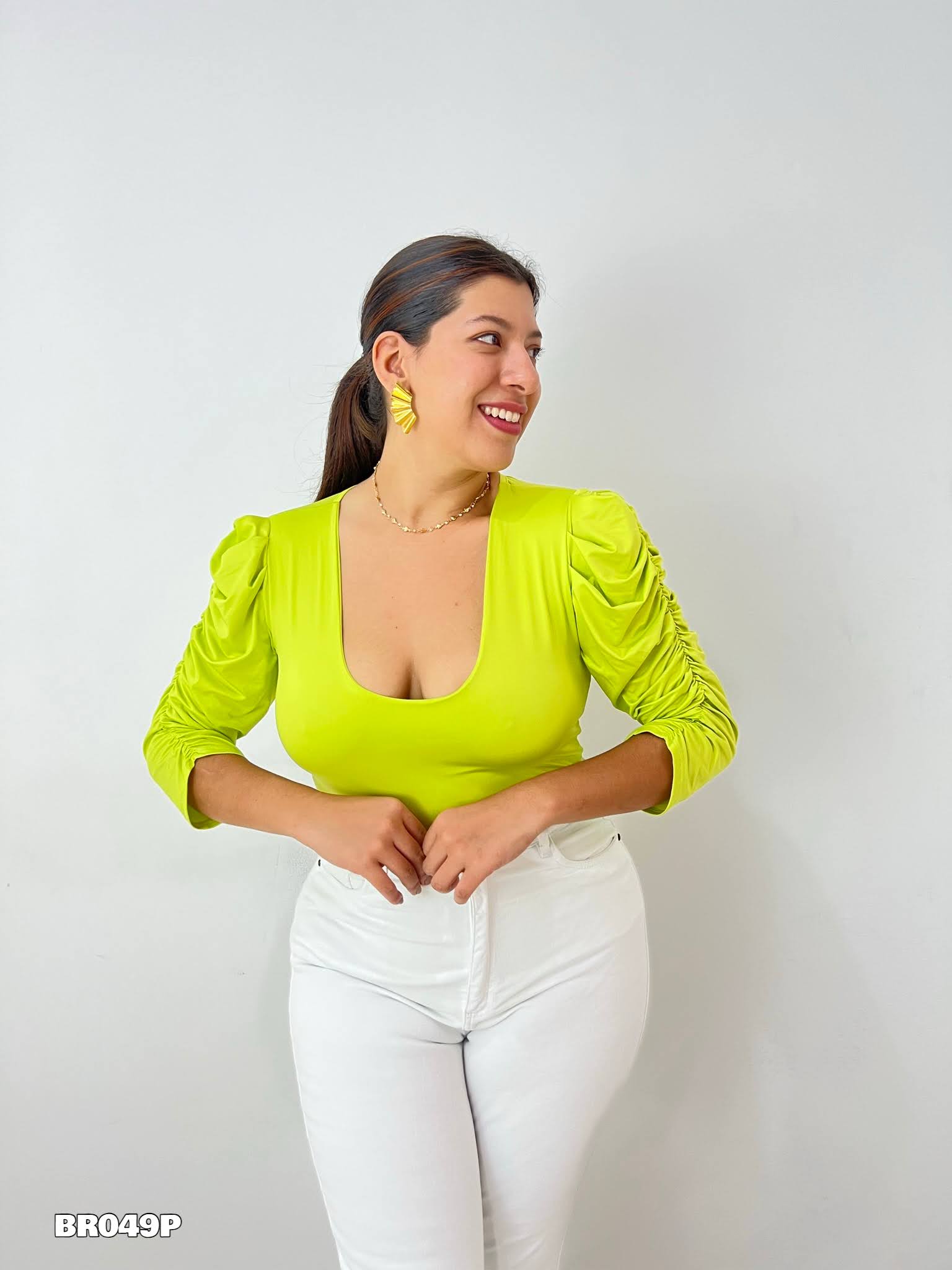 Body Manga 3/4 Bombacha Tallas Plus