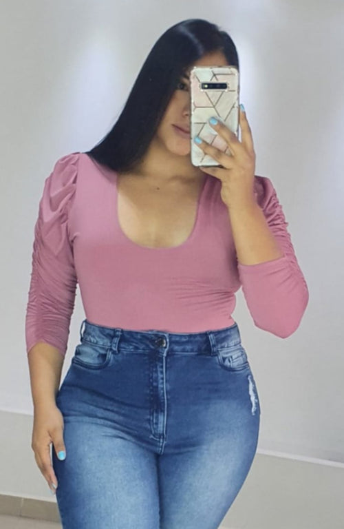 Body Manga 3/4 Bombacha Tallas Plus