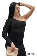 Blusa De Una Sola Manga Larga