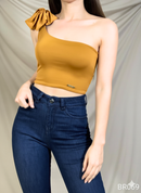 Blusa Asimetrica Tira Amarrar