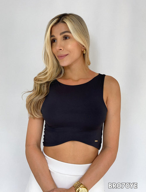 Blusa Corta Manga Sisa Solo Fondo
