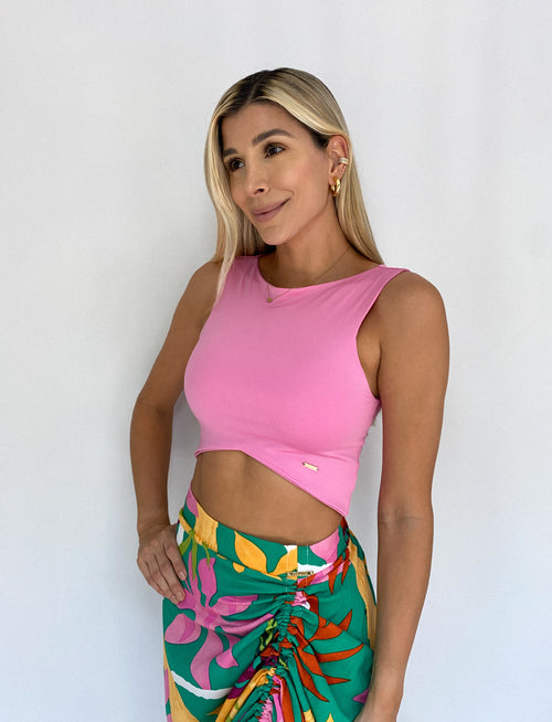 Blusa Corta Manga Sisa Solo Fondo