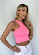 Blusa Corta Manga Sisa Profunda