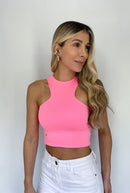 Blusa Corta Manga Sisa Profunda