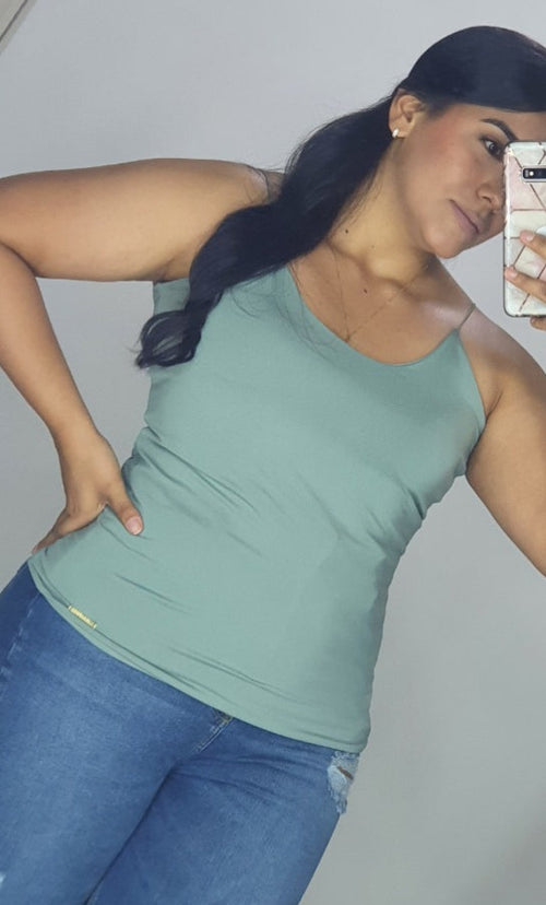 Blusa Tiras Cordon Resorte Plus