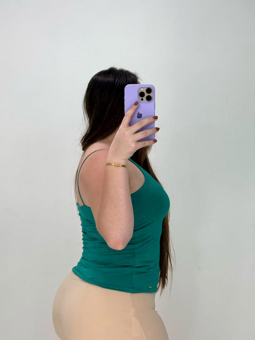 Blusa Tiras Cordon Resorte Plus