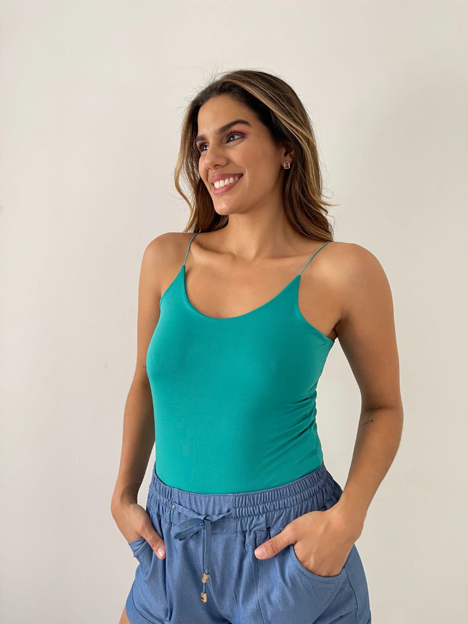 Blusa Tiras Cordon Resorte