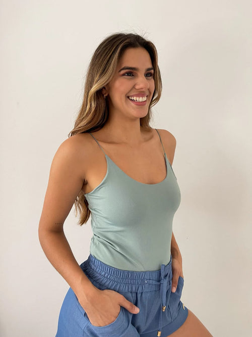 Blusa Tiras Cordon Resorte