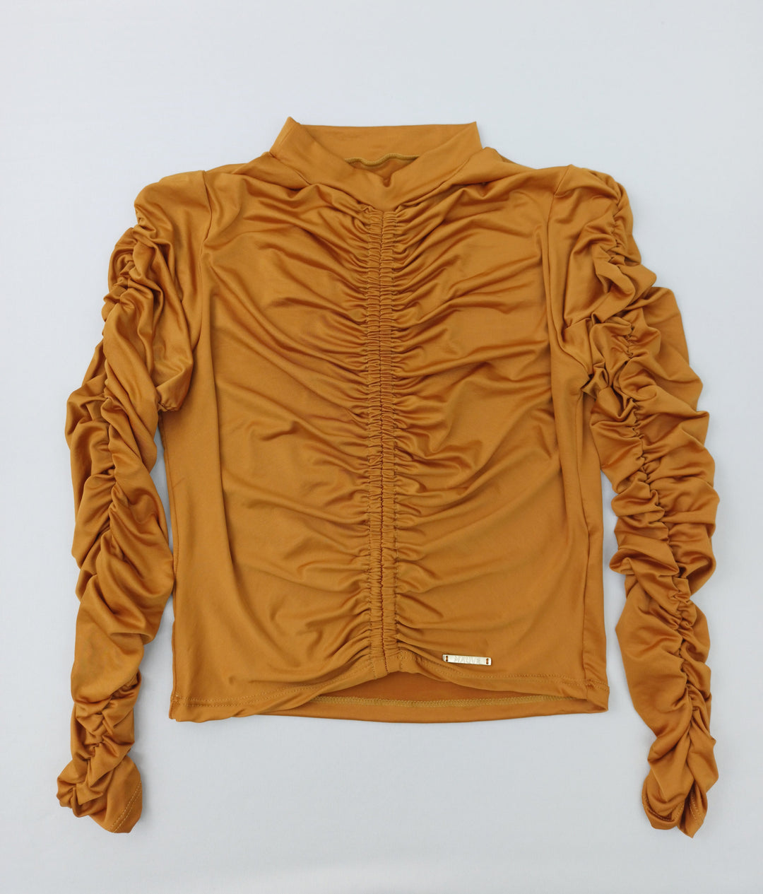 Blusa Cuello Alto Zurcida Centro