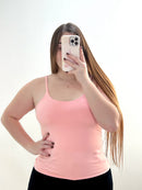 Blusa Licrada Tiras Unicolor