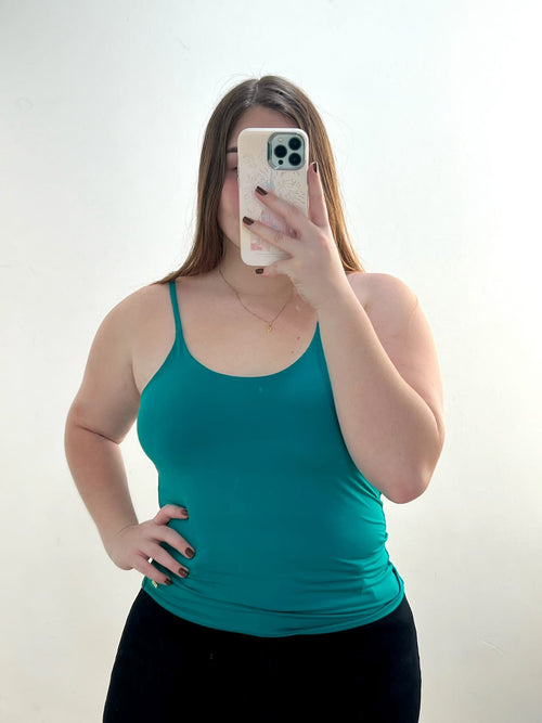 Blusa Licrada Tiras Unicolor