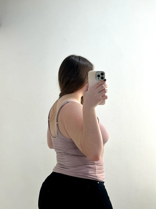 Blusa Licrada Tiras Unicolor