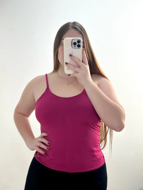 Blusa Licrada Tiras Unicolor