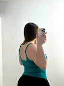 Blusa Licrada Tiras Unicolor