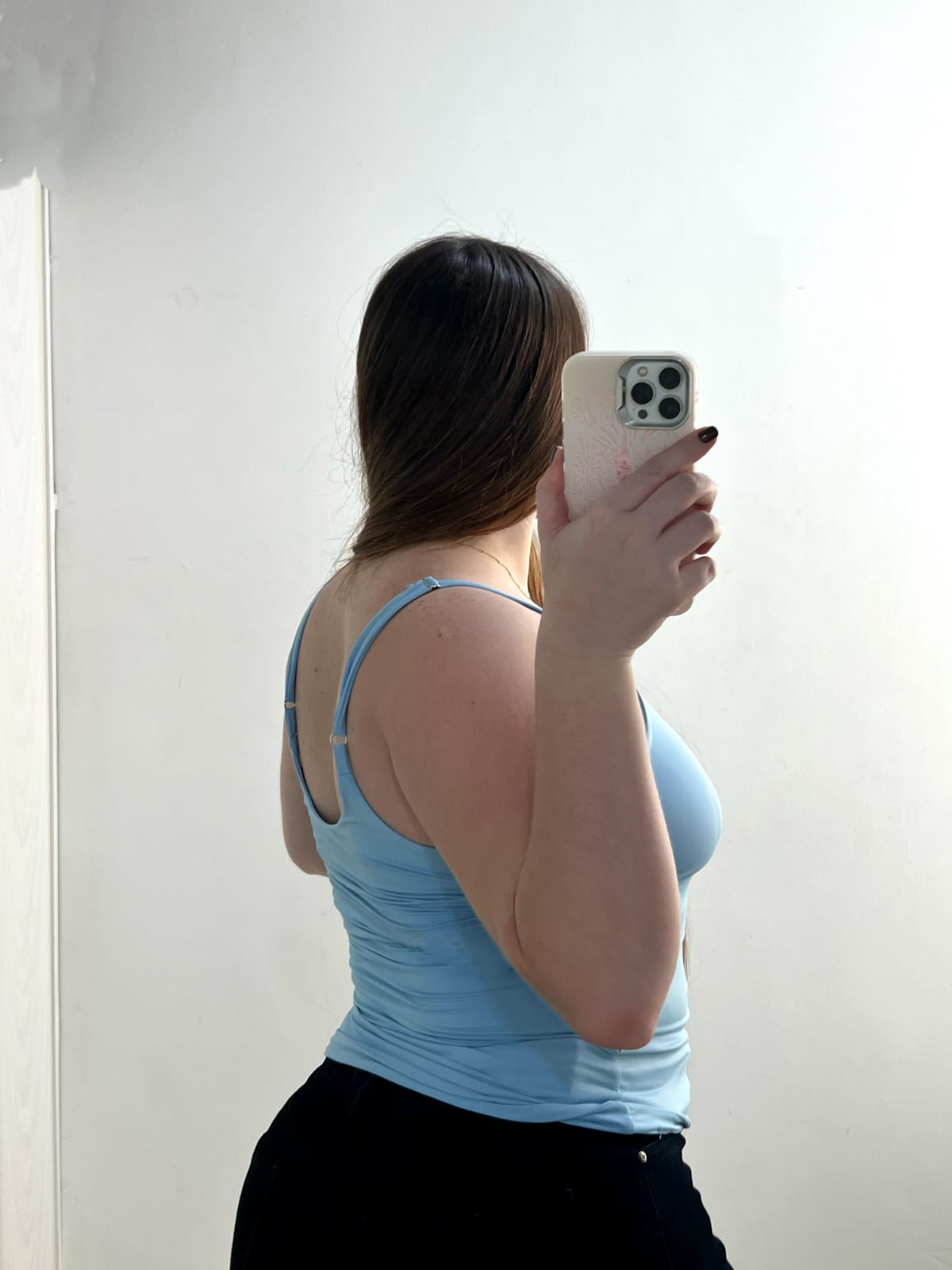 Blusa Licrada Tiras Unicolor