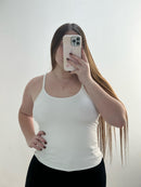 Blusa Licrada Tiras Unicolor