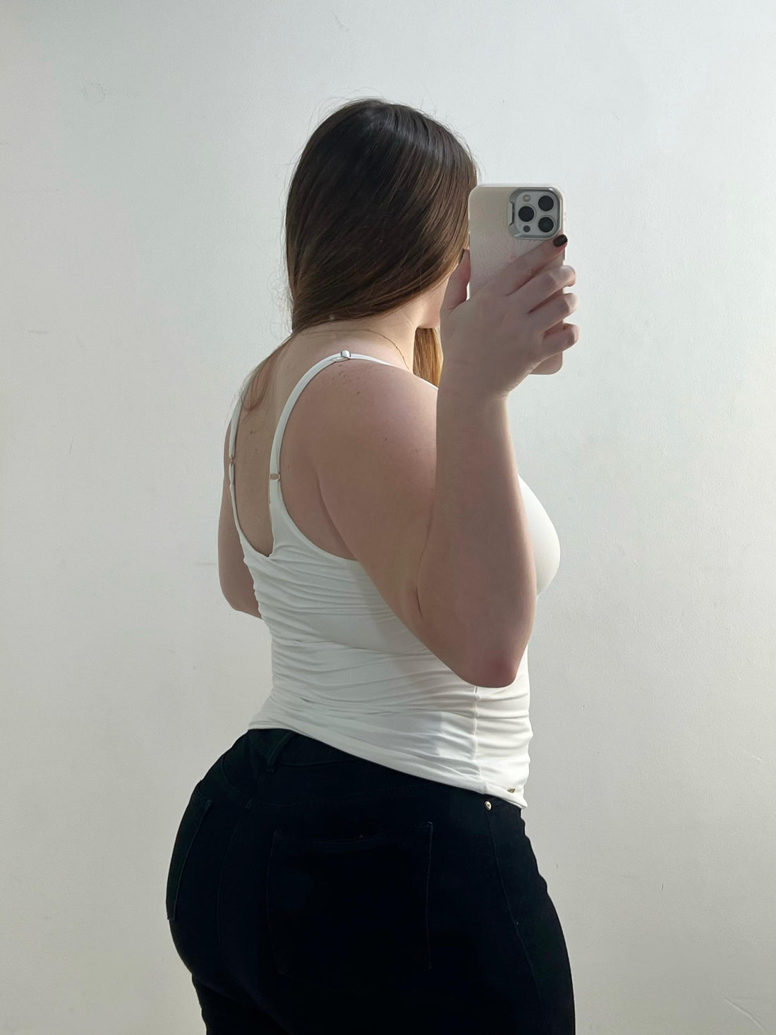 Blusa Licrada Tiras Unicolor