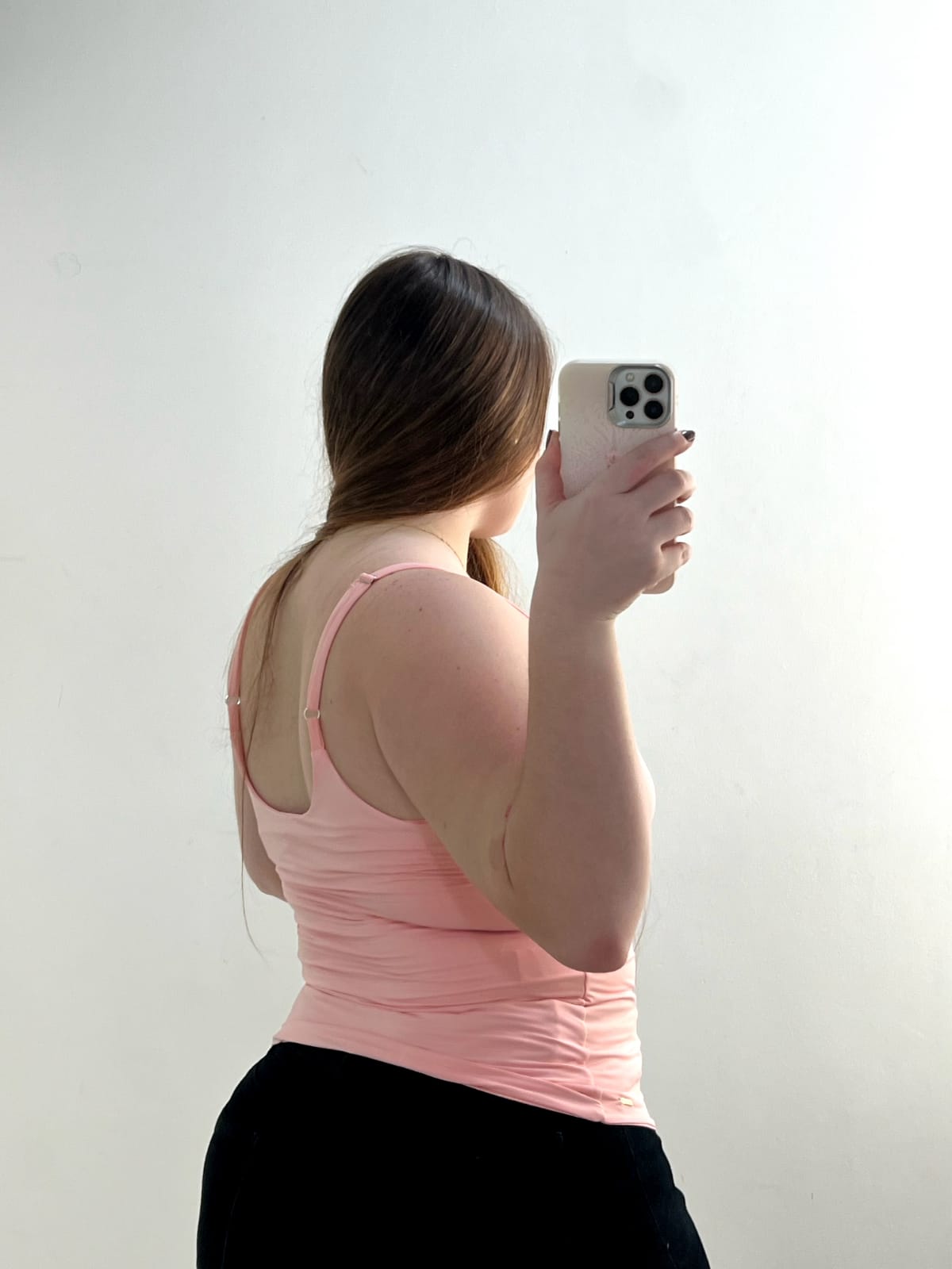 Blusa Licrada Tiras Unicolor