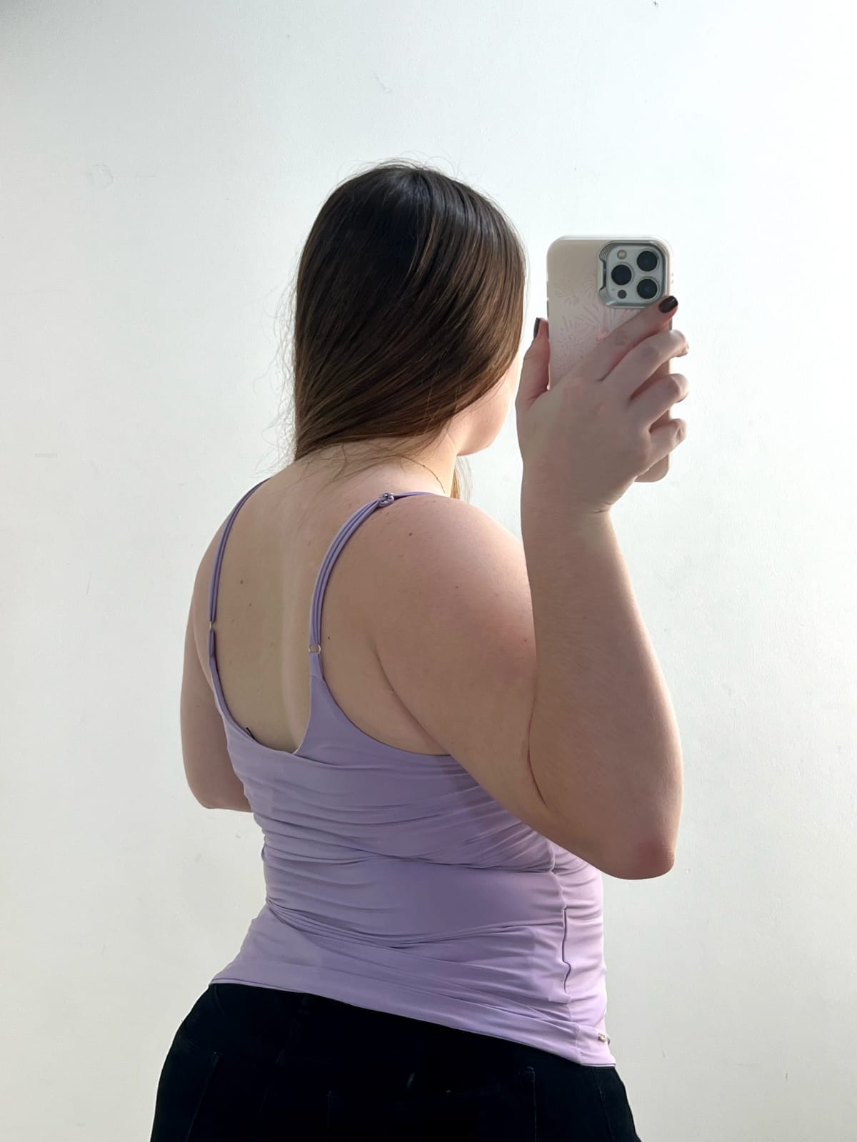 Blusa Licrada Tiras Unicolor