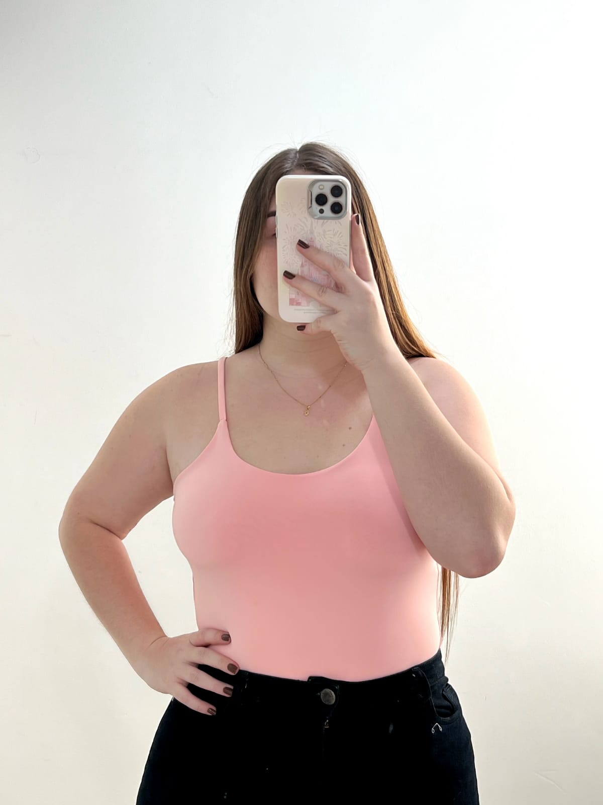 Blusa Licrada Tiras Unicolor