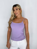 Blusa Licrada Tiras Unicolor