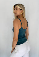 Blusa Licrada Tiras Unicolor