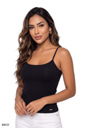 Blusa Licrada Tiras Unicolor