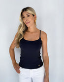 Blusa Licrada Tiras Unicolor